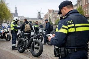 Politie Voert Controle Uit op Fatbikes in Leiden