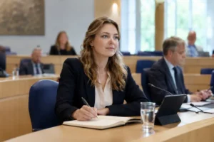 Nieuwe gemeenteraadslid Bonnie van der Poel aan de slag in de politiek